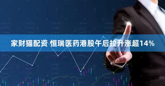 家财猫配资 恒瑞医药港股午后拉升涨超14%