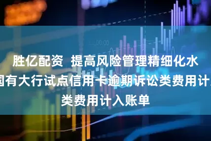 胜亿配资  提高风险管理精细化水平 有国有大行试点信用卡逾期诉讼类费用计入账单