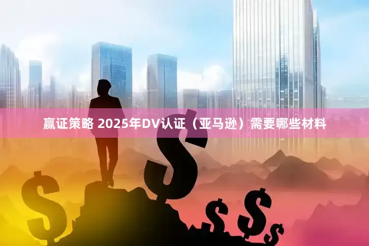 赢证策略 2025年DV认证（亚马逊）需要哪些材料